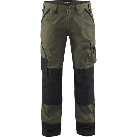 Blåkläder Garden werkbroek 14541835 | Army Groen/Zwart | Maat 46 - 7330509278468