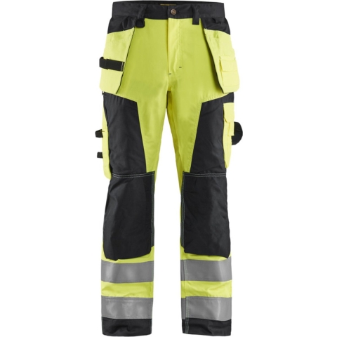 Blåkläder Werkbroek High-Vis 15681811 | High-Vis Geel/Zwart | Maat 44 - 7330509402511