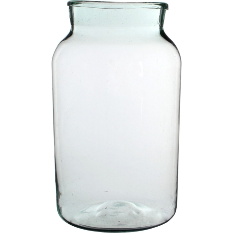 Mica Decorations Vienne Vaas - H44 xØ25 cm - Gerecycled Glas - Transparant