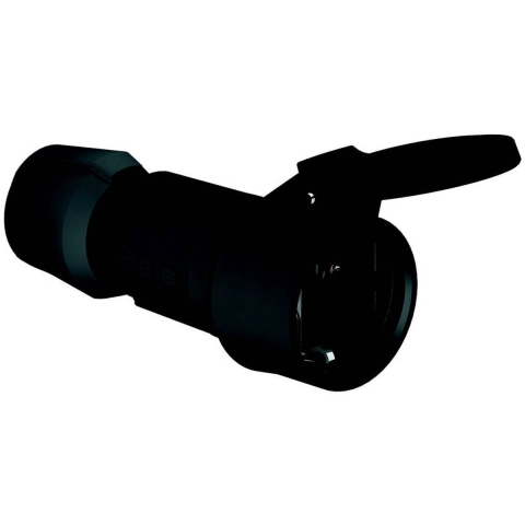 Bals Elektrotechnik 749209 Koppeling met randaarde 250 V Zwart IP54