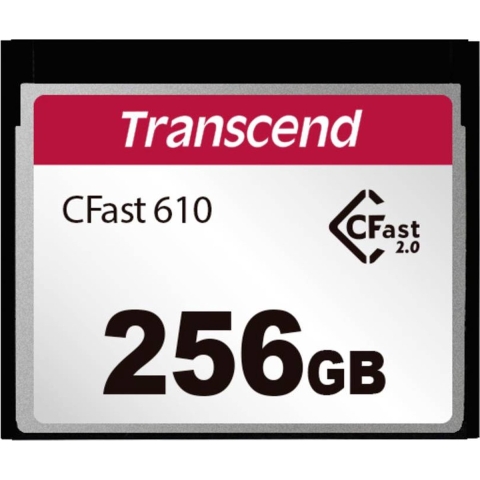 Transcend TS256GCFX610 CFast-kaart Retail 256 GB