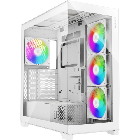 Xilence Gleam Midi-tower PC-behuizing Wit Zijvenster