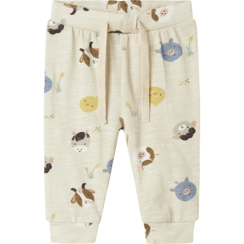 Name It Broek - NbmLarm - Peyote Melange - Name It - 56 - Broeken - Katoen