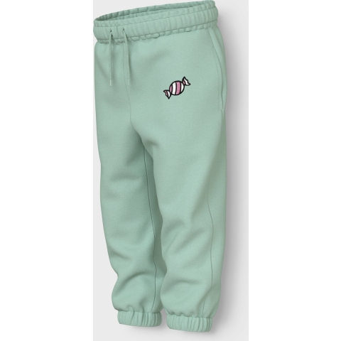 Name It Joggingbroek - NmfVallene - Ragfijn Green/Candy - Name It - 2 jaar (92) - Joggingbroek