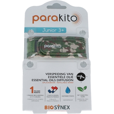 ParaKito Anti-Muggen Armband Camouflage Junior 3+