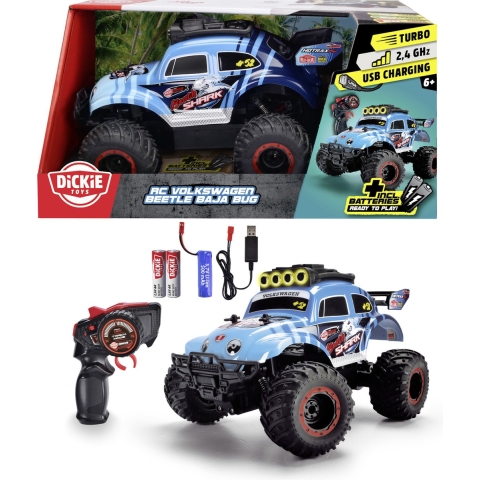 Dickie Toys Afstandsbediening Auto m. Licht - RC Volkswagen Keve - Dickie Toys - OneSize - Auto