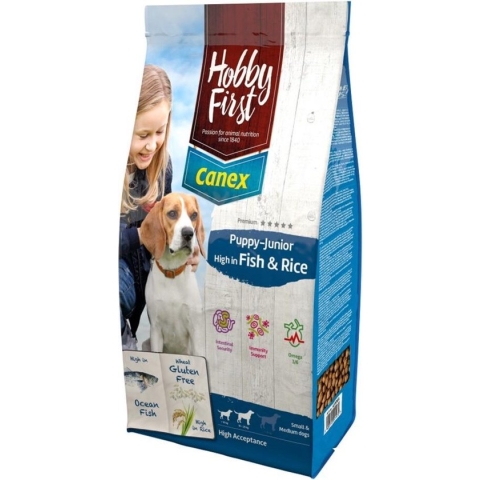Hobbyfirst canex puppy/junior brocks rich in fish & rice - 3 KG