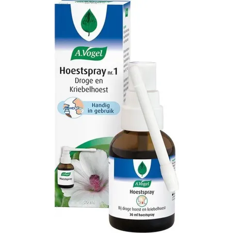 A.Vogel Hoestspray bij droge hoest en kriebelhoest - 30 ml