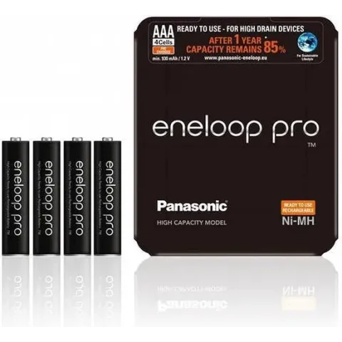 AAA Oplaadbare batterijen 930 mAh 4 stuks Eneloop Pro