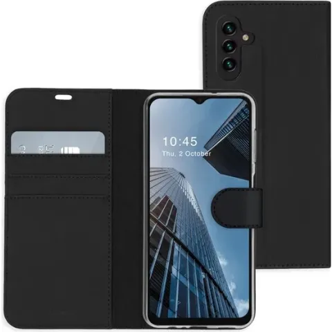 Accezz Wallet Softcase Booktype Samsung A13 (5G) / A04s hoesje - Zwart