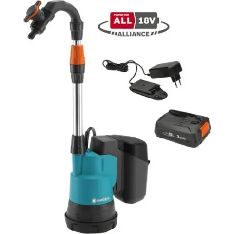 Accu regentonpomp 2000/2 18V P4A set