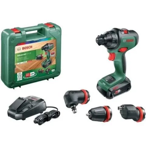 Accu-schroefboormachine Bosch Home and Garden AdvancedDrill 18 18 V 2 snelheden Incl. accu, Incl. koffer, Incl. lader