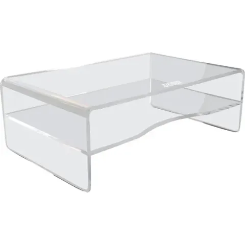 Acryl monitorverhoger | Hoogte 120 mm | Brievenbak | Dutch Design
