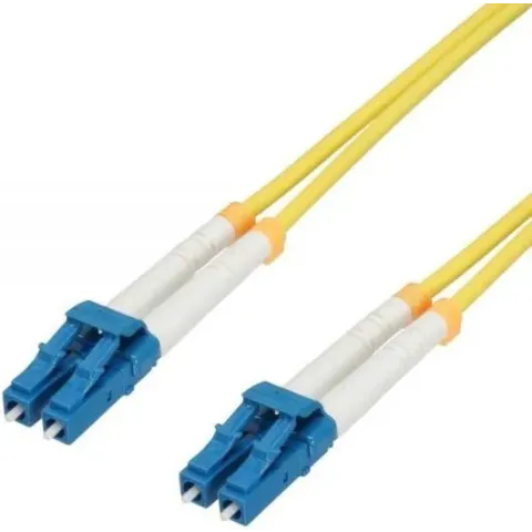 ACT 0,25 meter LSZH Singlemode 9/125 OS2 glasvezel patchkabel duplex met LC connectoren