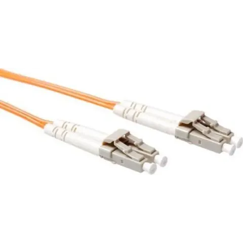 ACT 2 meter LSZH Multimode 62.5/125 OM1 glasvezel patchkabel duplex met LC connectoren RL9002