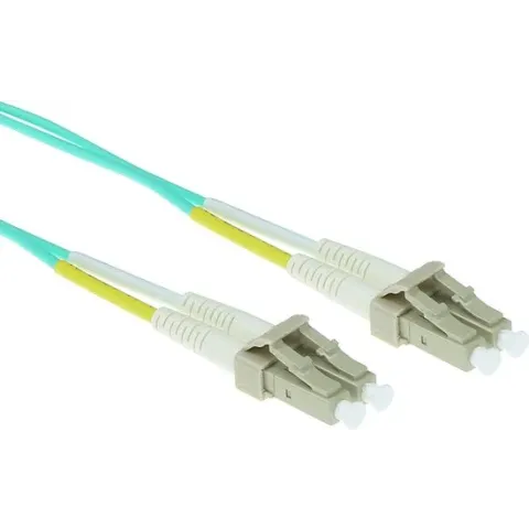 ACT 25 meter LSZH Multimode 50/125 OM3 glasvezel patchkabel duplex met LC connectoren RL9625