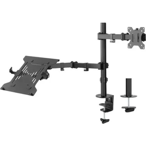 ACT AC8305 Monitorarm met laptophouder, 1 scherm