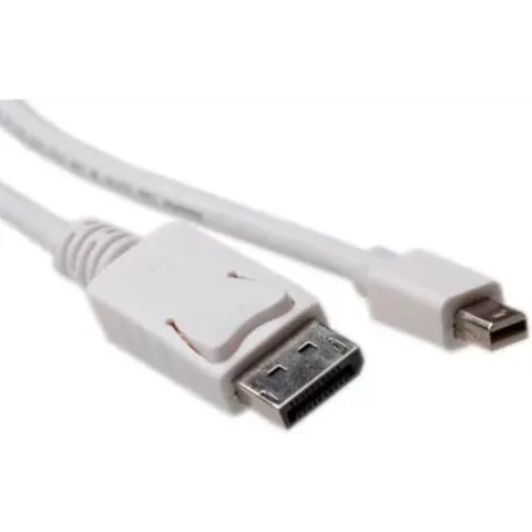 ACT AK3963 1m Mini DisplayPort DisplayPort Wit DisplayPort kabel