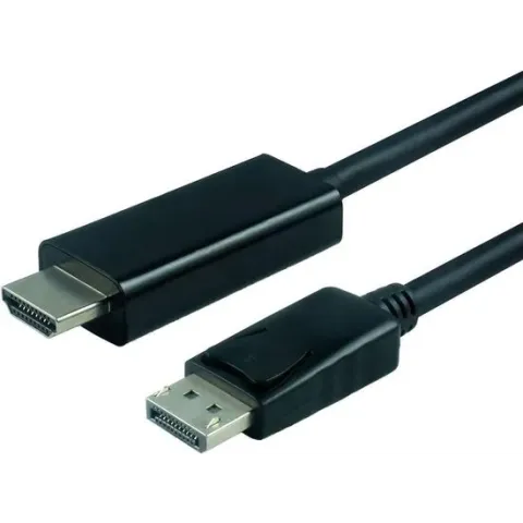 ACT AK3987 0.5m DisplayPort HDMI Zwart video kabel adapter