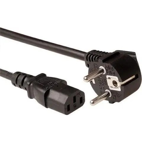 ACT AK5211 electriciteitssnoer Zwart 2 m CEE7/7 C13 stekker