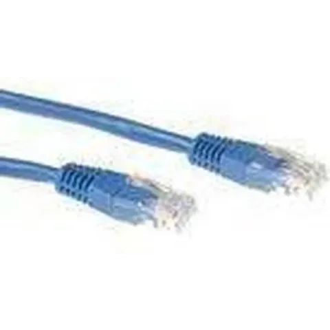 ACT Blauwe 1,5 meter UTP CAT6 patchkabel met RJ45 connectoren