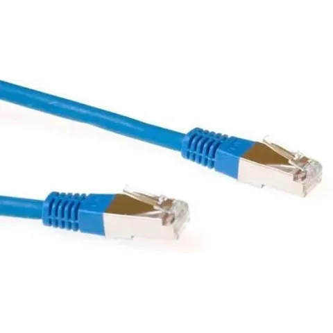 ACT CAT6 S/FTP netwerkkabel  1 meter - Blauw