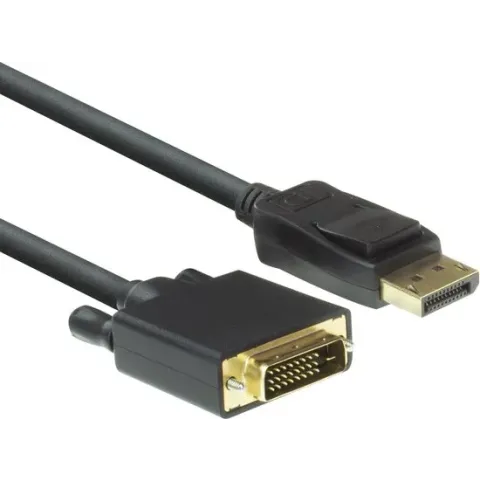 ACT DisplayPort naar DVI Kabel – Full HD 60Hz – Verguld - 1,8m – AC7505