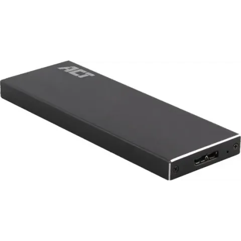 ACT Externe M.2 SATA SSD Behuizing USB 3.0 – USB 3.2 Gen1 – Snelheid 5 Gbps -  Aluminium - AC1600