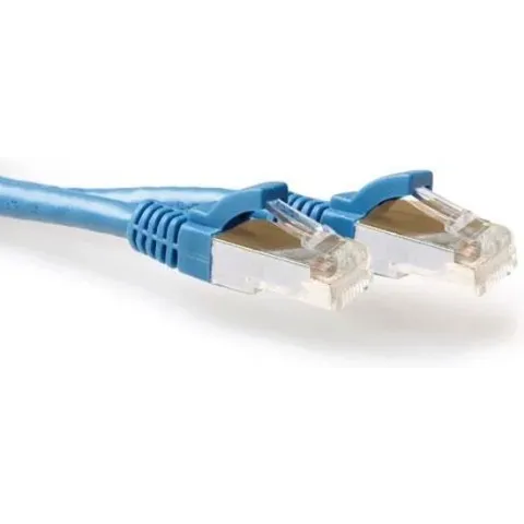 ACT FB7615 netwerkkabel 15 m Cat6a S/FTP (S-STP) Blauw