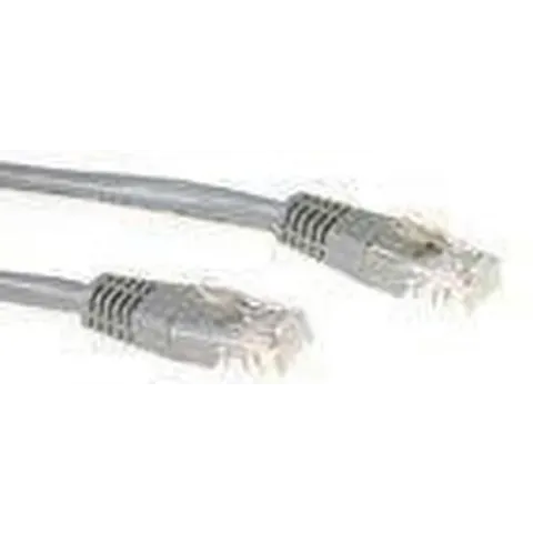 ACT Grijze 1,5 meter UTP CAT5E patchkabel met RJ45 connectoren