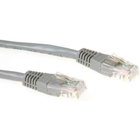 ACT IB8001 - Cat 6 UTP-kabel - RJ45 - 1 m - Grijs