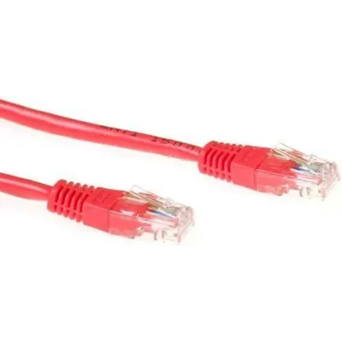 ACT IB8501 - Cat 6 UTP-kabel - RJ45 - 1 m - Rood