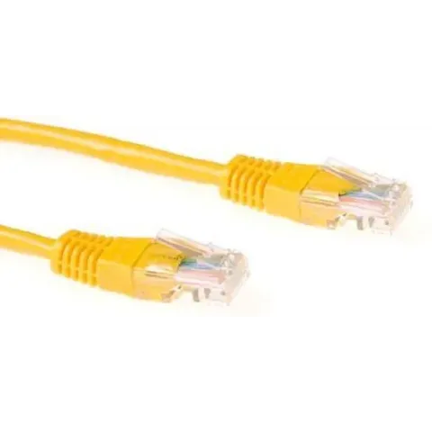 ACT IB8805 - Cat 6 UTP-kabel - RJ45 - 5 m - Geel