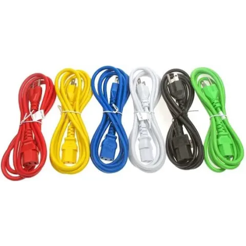 ACT Schuko - C13, 1.2m electriciteitssnoer Rood 1,2 m C13 stekker