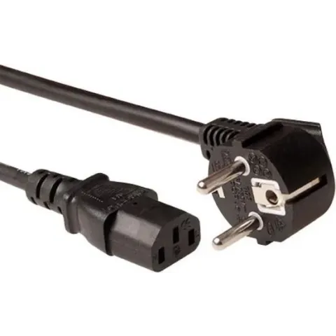 ACT Stroomkabel met C13 plug LSZH - zwart - 2,5 meter