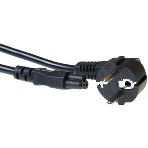 ACT Stroomkabel randaarde stekker CEE7/7 male (haaks) - C5 2.00 m