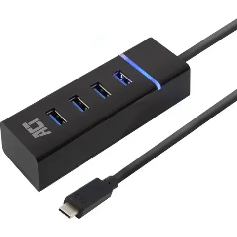 ACT USB-C Hub 3.2 met 4 USB-A poorten AC6415