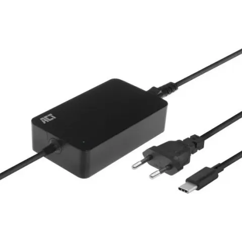 ACT USB-C Laptop/Smartphone/Tablet lader met Power Delivery 65W AC2005