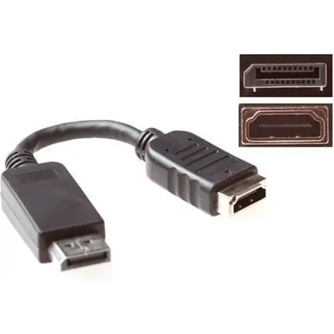 ACT Verloop kabel DisplayPort male – HDMI-A female 15 cm