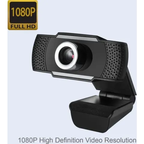 Adesso CyberTrack H4 webcam 2,1 MP 1920 x 1080 Pixels USB 2.0 Zwart, Zilver