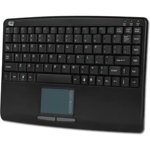Adesso SlimTouch 410 toetsenbord USB QWERTY Amerikaans Engels Zwart