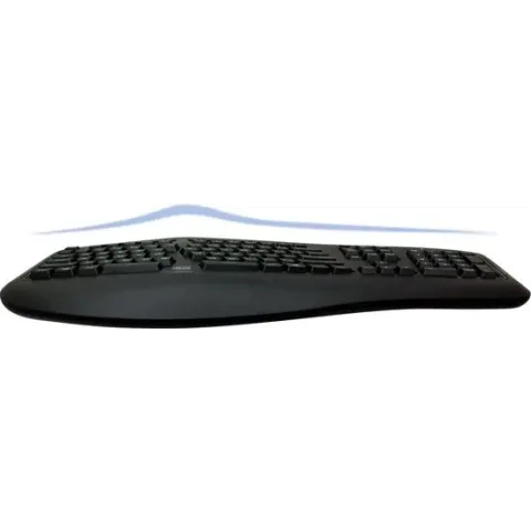 Adesso Tru-Form 150 toetsenbord USB QWERTY Amerikaans Engels Zwart
