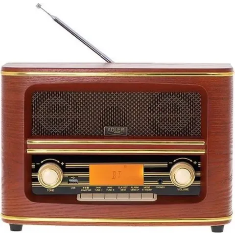 Adler AD 1187  - Retro radio - met bluetooth 5.0