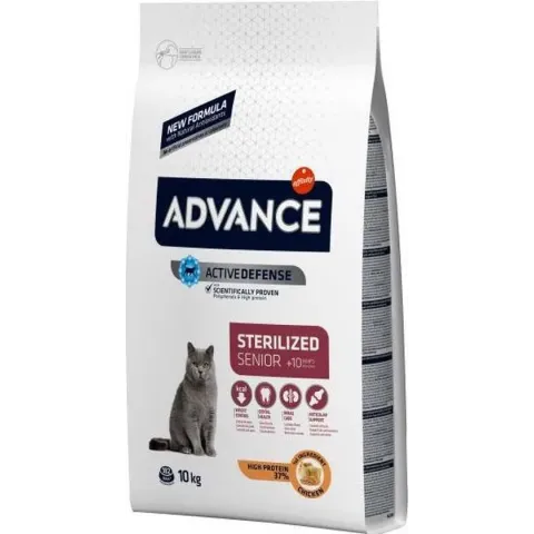 Advance cat sterilized sensitive senior 10+ kattenvoer 10 kg