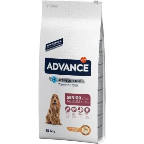 Advance medium senior hondenvoer 12 kg
