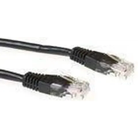 Advanced Cable Technology CAT6 UTP LSZH patchcable blackCAT6 UTP LSZH patchcable black
