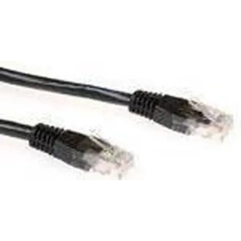 Advanced Cable Technology CAT6A UTP patchkabel zwart