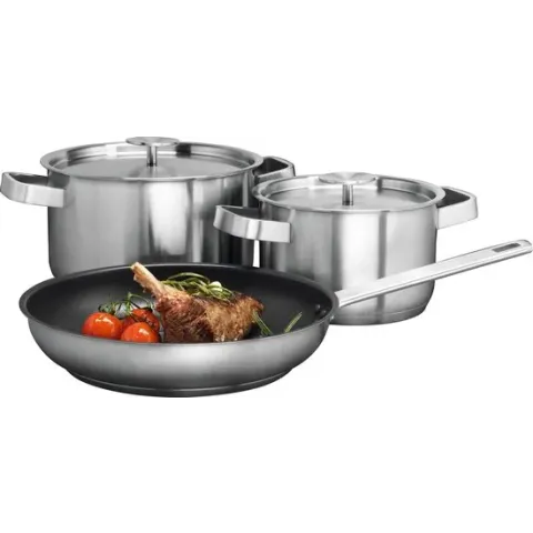 AEG A3SS pannenset - 3-delig - RVS