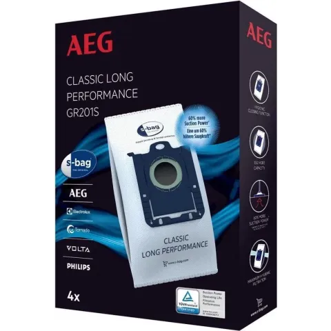 AEG GR201S - 4 stuks - Stofzuigerzak