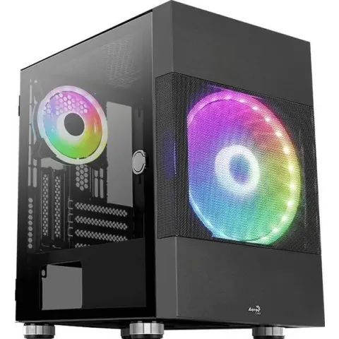 Aerocool Atomic Mini Tower Zwart